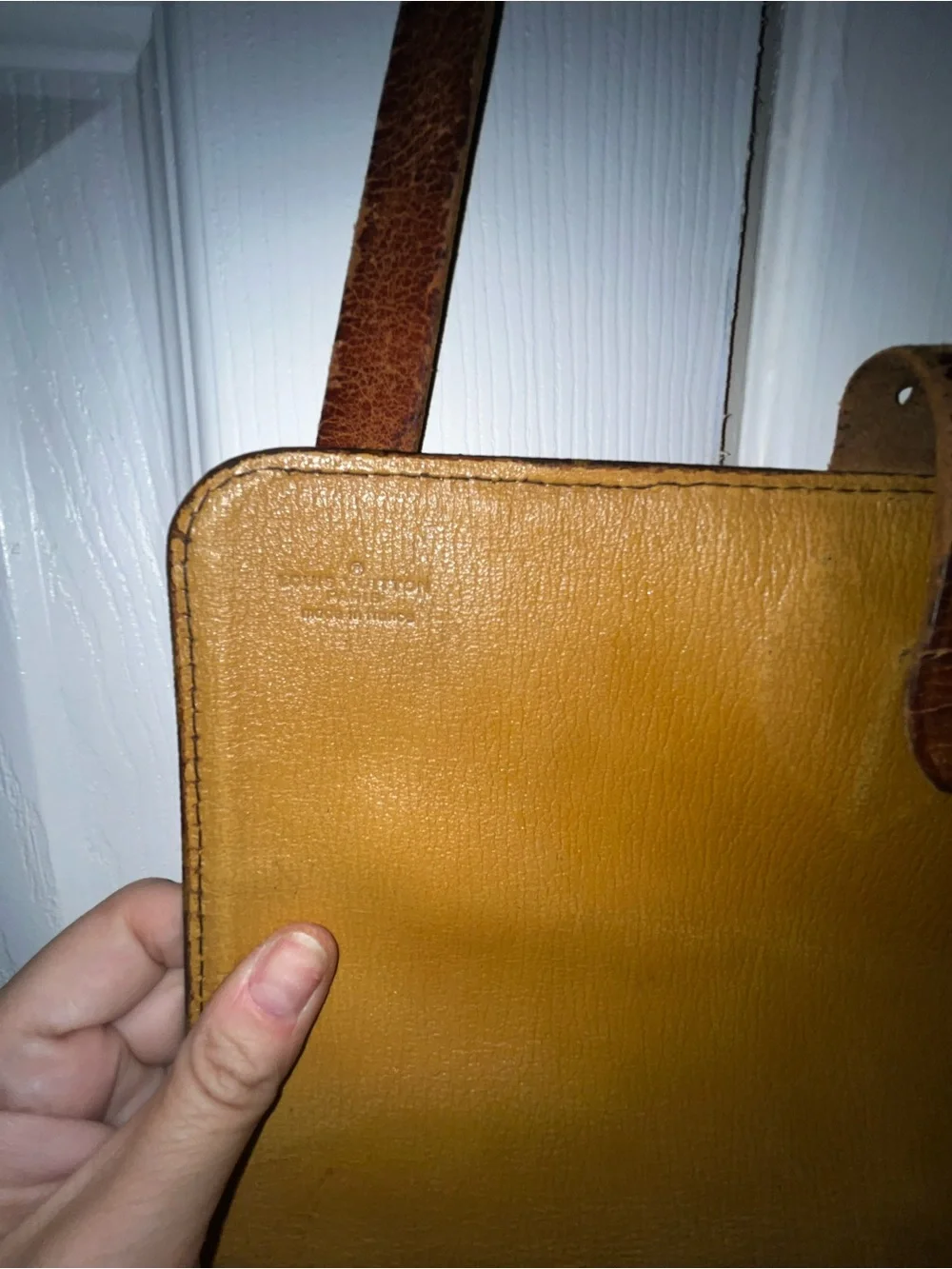 Louis Vuitton Monogram Canvas Crossbody Messenger in Brown and Tan Leather
